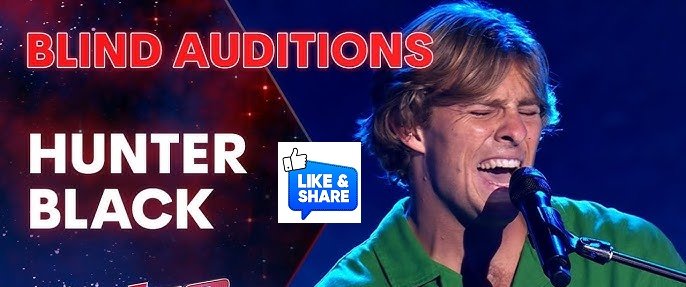 Hunter Black the Voice Australia 2025 Blind Audition
